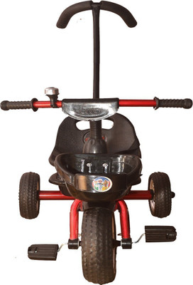 

Oximus Baby Tricycle for Kids with Parent Handle, Front & Basket Tricycle For 2 Year Old (Red) Red tricycle hanlde Tricycle(Orange)