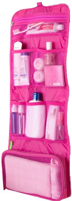 

DEVOTION Multifunctional Women's Fabric And Nylon Cosmetic Travel Bags(Multicolor)