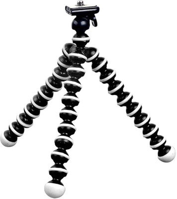 

BJORK Best buy new arrival fully flexible Portable & Foldable Camera & Mobile Tripod U9 with Mobile Clip Holder Bracket Fully Flexible Mount Cum Tripod Stand with Three-Dimensional Head & Quick Release Plate Gorilla Tripod 10" - DSLR , Smartphone & Action