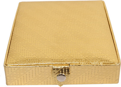 

Kuber Industries Wooden Jewllery Box (Gold)-CTKTC1925 Jewllery Box Vanity Box(Gold)