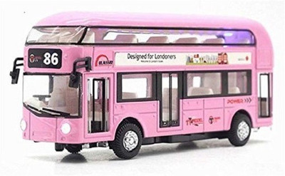 

Nightstar Metal Body Double Decker Luxury Bus for Kids(Minimum. Age 3yrs)(Pink)