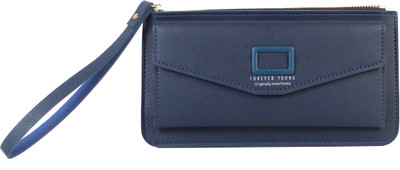 

b4bags Girls Purple Artificial Leather Wallet(10 Card Slots), Navy blue