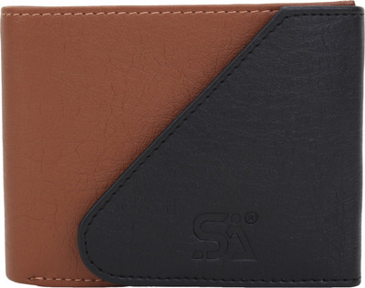 

ATSH Men Tan Artificial Leather Wallet(3 Card Slots)