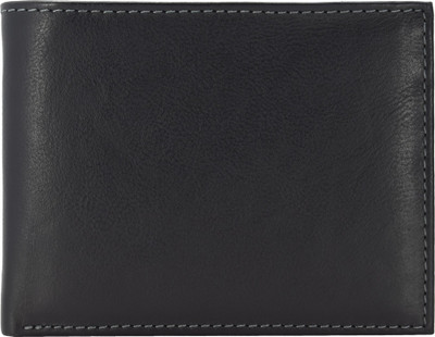 

ANNODYNE Men Formal Black Genuine Leather Wallet(3 Card Slots)