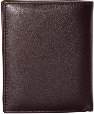 

JusTrack Men Brown Genuine Leather Wallet(1 Card Slot)