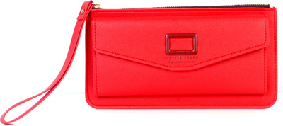 

b4bags Girls Red Artificial Leather Wallet(10 Card Slots)