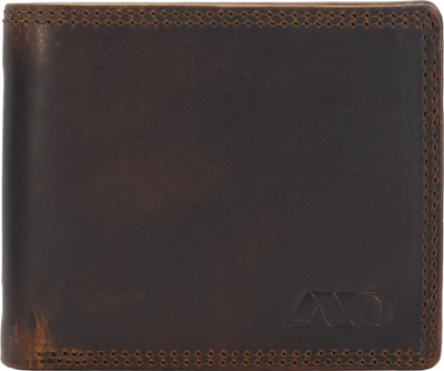 

ANNODYNE Men Brown Genuine Leather Wallet(14 Card Slots)