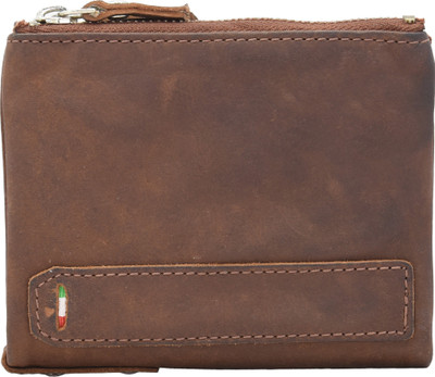 

ANNODYNE Men Brown Genuine Leather Wallet(2 Card Slots)