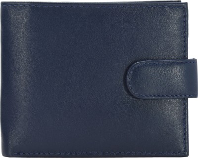 

ANNODYNE Men Casual Blue Genuine Leather Wallet(9 Card Slots)