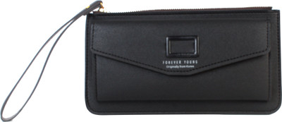 

b4bags Girls Black Artificial Leather Wallet(10 Card Slots)