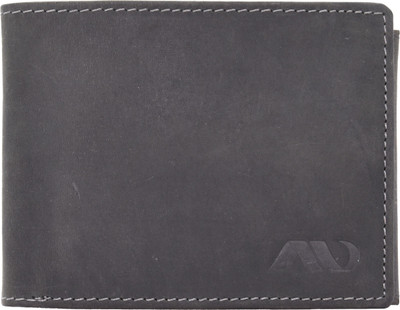 

ANNODYNE Men Grey Genuine Leather Wallet(7 Card Slots)