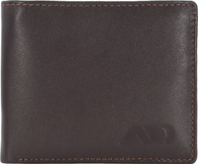 

ANNODYNE Men Casual Brown Genuine Leather Wallet(6 Card Slots)