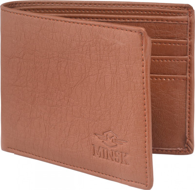 

MINSK Men Brown Artificial Leather Wallet(5 Card Slots)