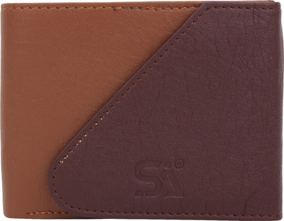 

ATSH Men Tan Artificial Leather Wallet(3 Card Slots), Brown