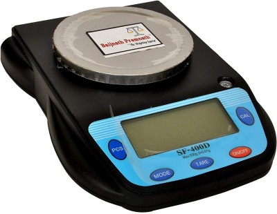 Baijnath Premnath Premium 500g x 0.01g (10mg) Digital Jewellery Weighing Scale, Gold & Silver ornaments Weight Measuring machine Weighing Scale {for research} Weighing Scale(Black)