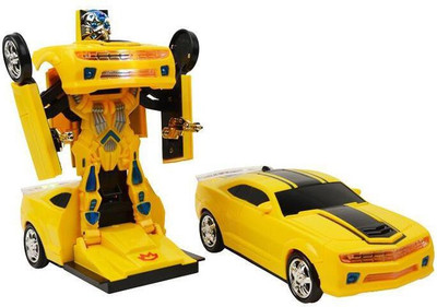 

Assemble Deformed Chariot Robot Car With Light and Music(Multicolor)