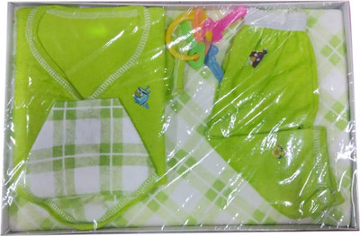 

F & Z Collection Hosiery New Born Gift Set of 5 Green(Green)