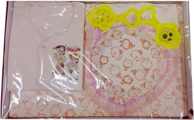 

F & Z Collection Hosiery New Born Gift Set of 6 Light Pink(Pink)