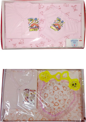 

F & Z Collection Hosiery New Born Gift Combo pack of 2 Pink(Pink)
