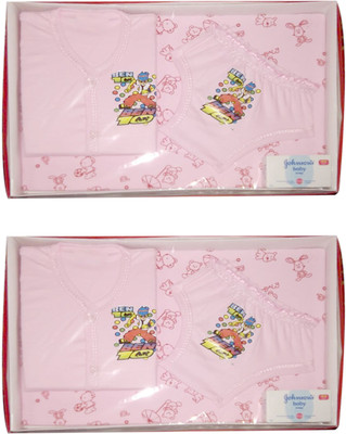 

F & Z Collection Hosiery New Born Gift Combo Set (Pack of 2) Pink(Pink)
