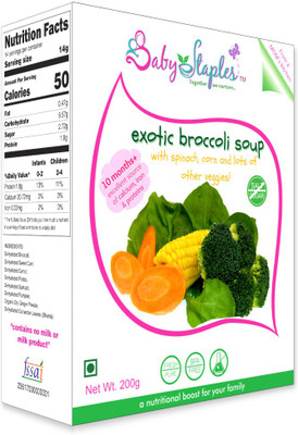 

BabyStaples Broccoli & Spinach Soup Cereal(200 g, 10)