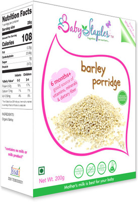 

BabyStaples Organic Barley Porridge Cereal(200 g, 6)