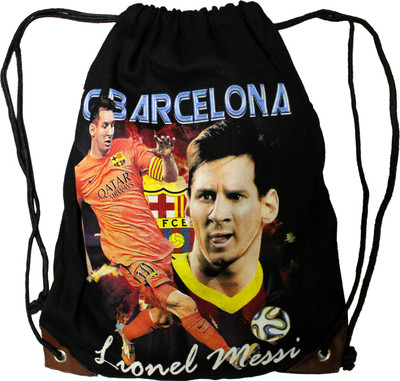 

Best Bags MESSI Bercelona Drawstring Dori Bag 17 Backpack(Black)