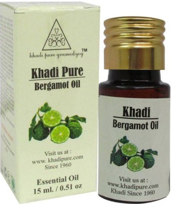 

Khadi Pure Herbal Bergamot Essential Oil Pack Of 2 Pcs-15ml Each(30 ml)