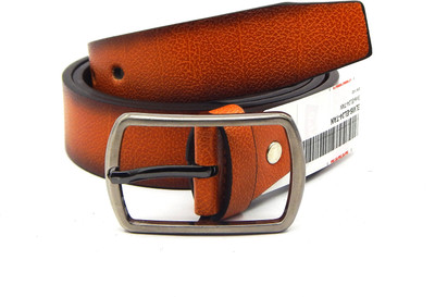 

ELS Men Formal, Casual Tan Artificial Leather Belt