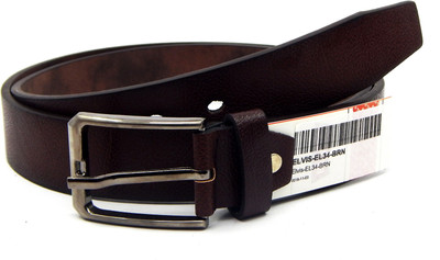

ELS Men Casual Brown Artificial Leather Belt