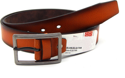 

ELS Men Casual Tan Artificial Leather Belt