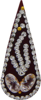 

Anuradha Art jewellery Groom Bindi Men Red, White Bindis(Forhead Bindi)