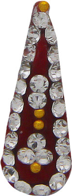 Anuradha Art jewellery Groom Bindi Men Red, White Bindis(Forhead Bindi)
