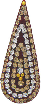

Anuradha Art jewellery Groom Bindi Men Red, White Bindis(Forhead Bindi)
