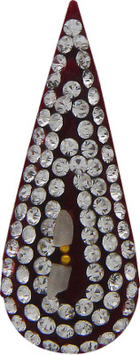 Anuradha Art jewellery Groom Bindi Men Red, White Bindis(Forhead Bindi)
