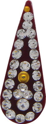 

Anuradha Art jewellery Groom Bindi Men Red, White Bindis(Forhead Bindi)