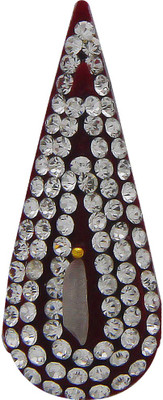 Anuradha Art jewellery Groom Bindi Men Red, White Bindis(Forhead Bindi)