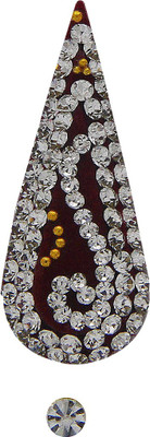 

Anuradha Art jewellery Groom Bindi Men Red, White Bindis(Forhead Bindi)