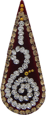 

Anuradha Art jewellery Groom Bindi Men Red, White Bindis(Forhead Bindi)
