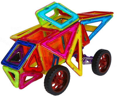 

Laughters 46 pcs magical magnet block construction set(Multicolor)