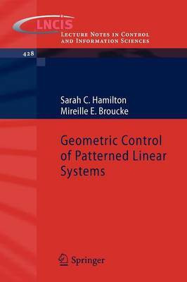 Geometric Control of Patterned Linear Systems(English, Paperback, Hamilton Sarah C.)