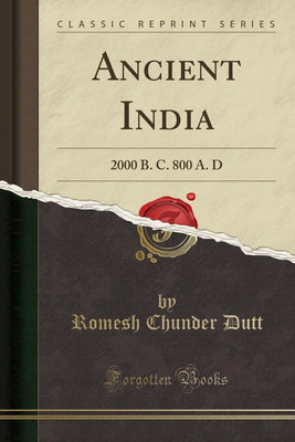 Ancient India(English, Paperback, Dutt Romesh Chunder)