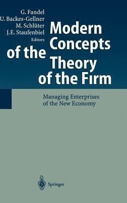 Modern Concepts of the Theory of the Firm(English, Hardcover, unknown)