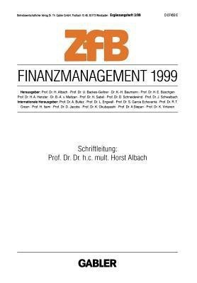 Finanzmanagement 1999(German, Paperback, unknown)