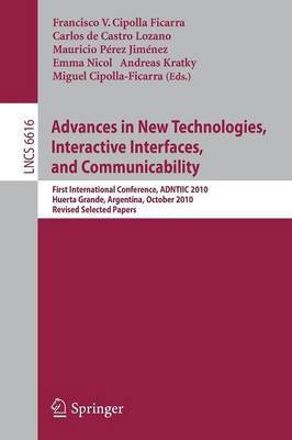 Advances in New Technologies, Interactive Interfaces, and Communicability(English, Paperback, unknown)