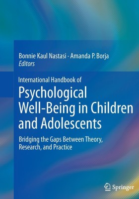 International Handbook of Psychological Well-Being in Children and Adolescents(English, Paperback, unknown)