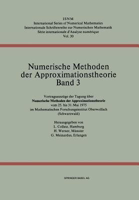 Numerische Methoden der Approximationstheorie/Numerical Methods of Approximation Theory(English, Paperback, Meinardus)