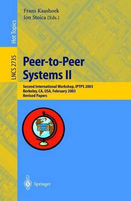Peer-to-Peer Systems II(English, Paperback, unknown)