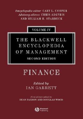 The Blackwell Encyclopedia of Management, Finance(English, Hardcover, unknown)