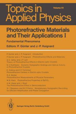 Photorefractive Materials and Their Applications I(English, Paperback, unknown)